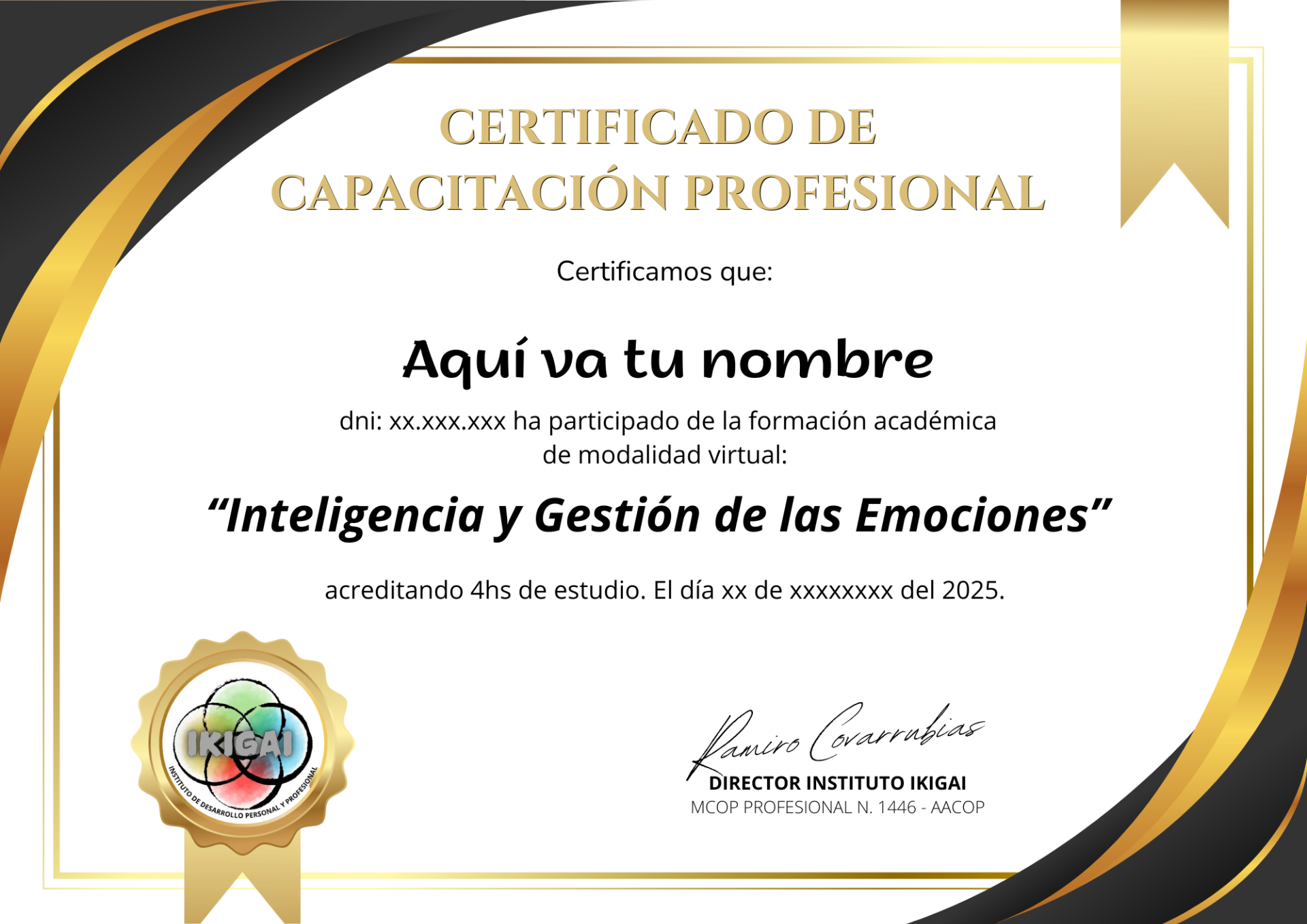 EJEMPLO DEL CERTIFICADO